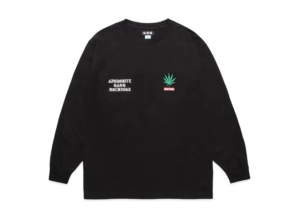 WACKO MARIA x 舐達麻 / High Times / Long Sleeve T-Shirt "Black"