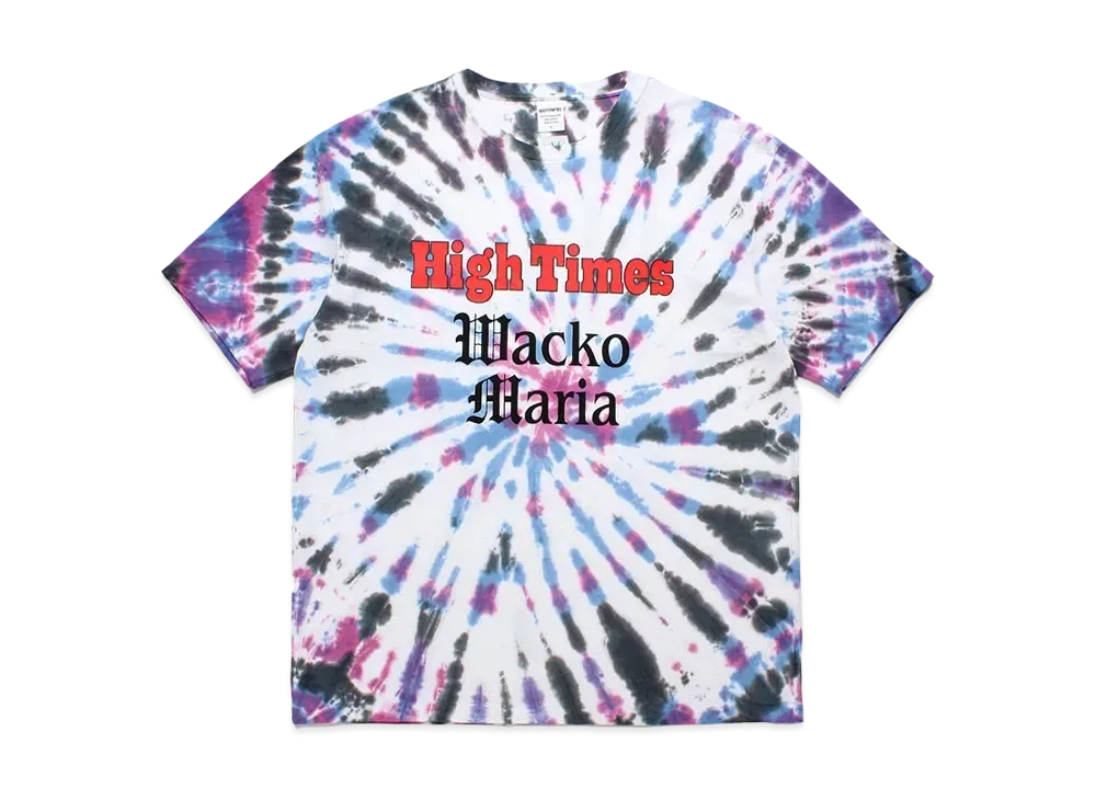 WACKO MARIA High Times / Tie Dye T-Shirt "Multi"