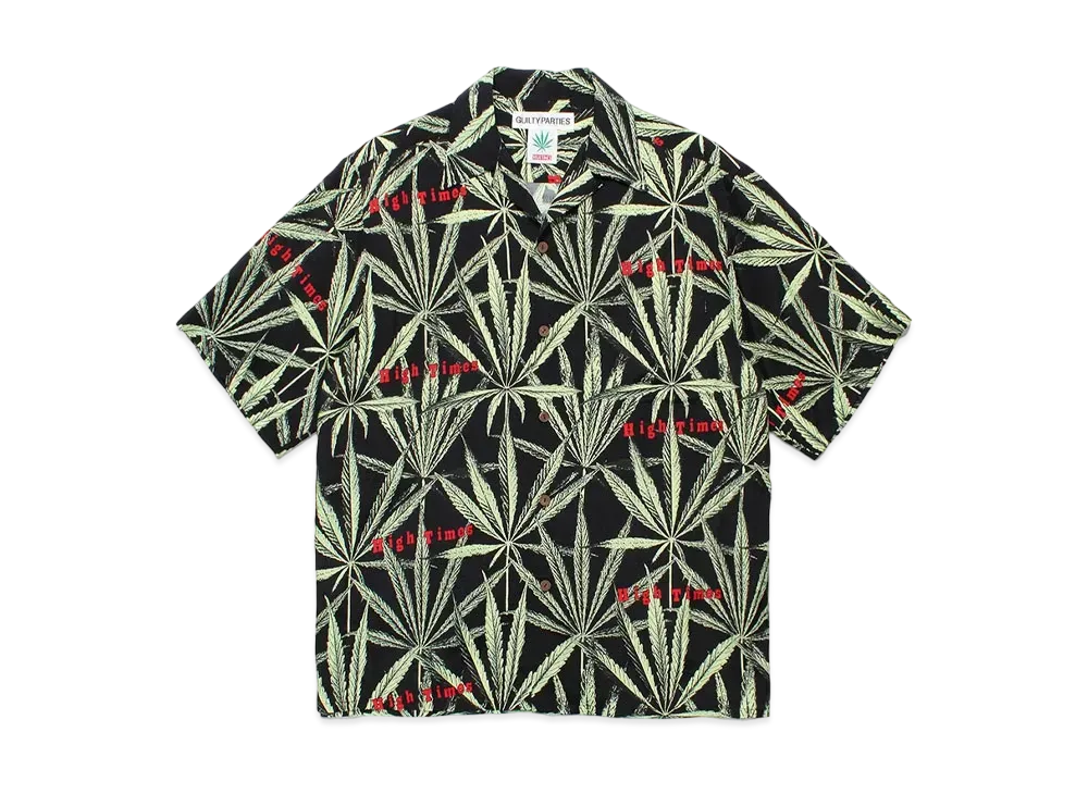 WACKO MARIA High Times / Hawaiian Shirt "Black"
