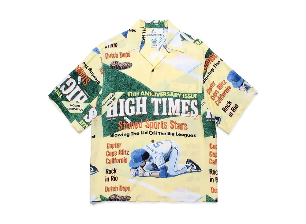 WACKO MARIA High Times / Hawaiian Shirt "Yellow"