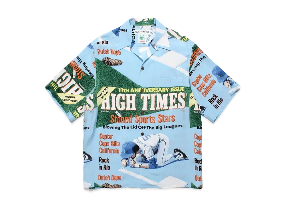 WACKO MARIA High Times / Hawaiian Shirt "Blue"