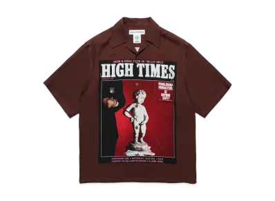 WACKO MARIA High Times / Hawaiian Shirt "Brown"