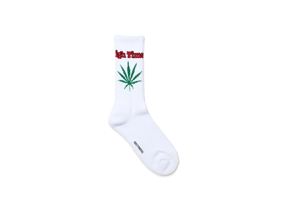 WACKO MARIA High Times / Jacquard Socks "White"