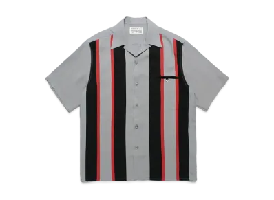 WACKO MARIA Switching 50's Open Collar Shirt "Gray"