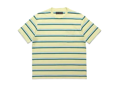 WACKO MARIA Striped T-Shirt "Yellow"