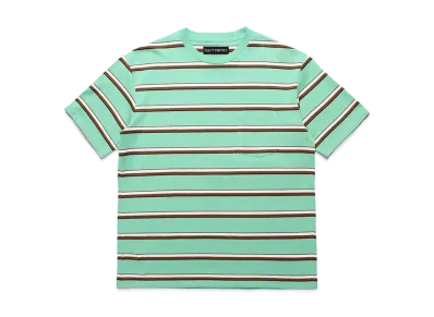 WACKO MARIA Striped T-Shirt "Green"