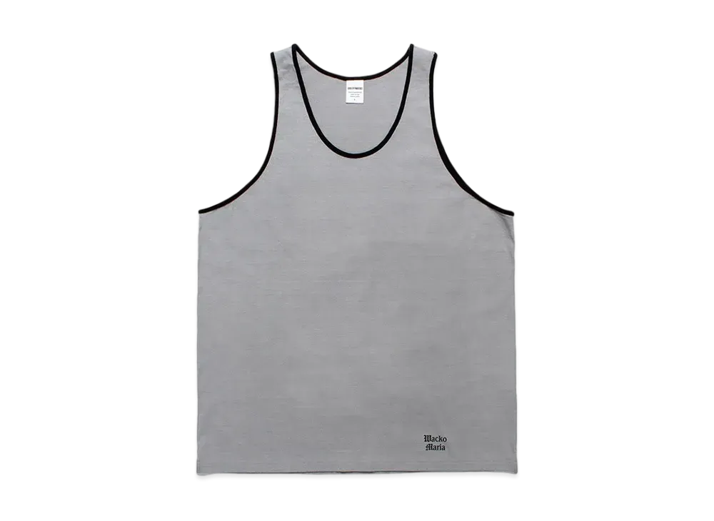 WACKO MARIA Washed Heavy Weight Tank Top "Gray"