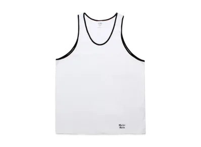 WACKO MARIA Washed Heavy Weight Tank Top "White"