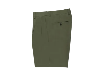WACKO MARIA Dormeuil / Double Pleated Short Trousers "Green"
