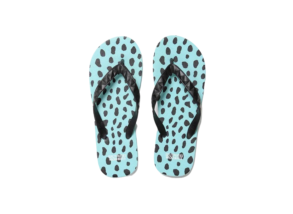 WACKO MARIA Hayn / Leopard Beach Sandals "Mint"