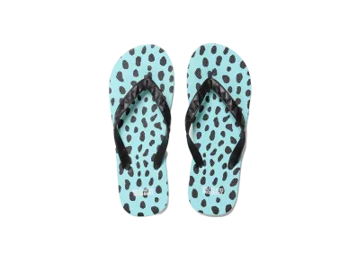WACKO MARIA Hayn / Leopard Beach Sandals "Mint"