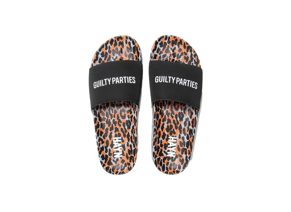 WACKO MARIA Hayn / Leopard Shower Sandals "Orange"