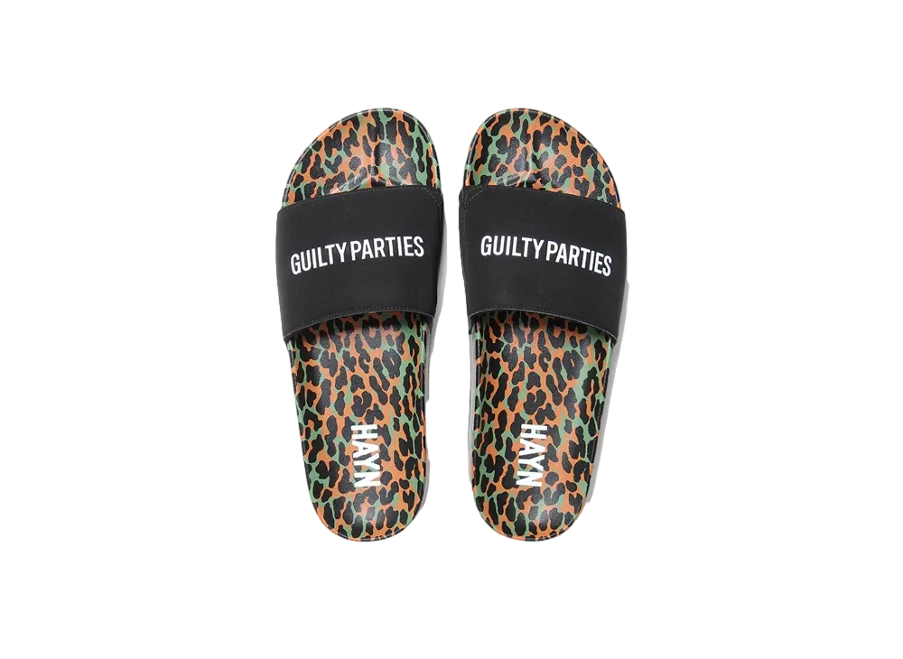 WACKO MARIA Hayn / Leopard Shower Sandals 