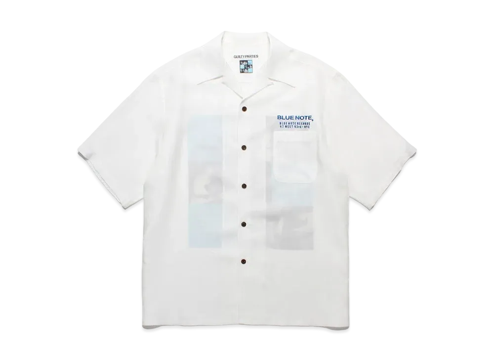 WACKO MARIA Blue Note / Hawaiian Shirt "White"