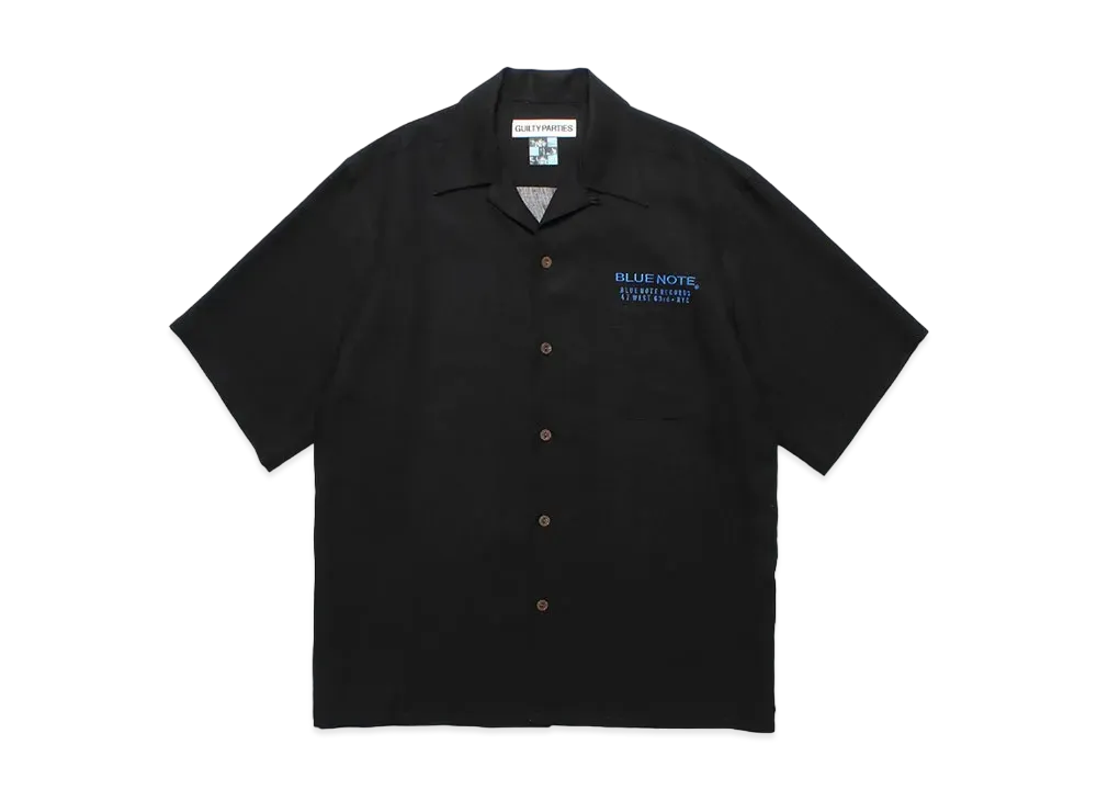 WACKO MARIA Blue Note / Hawaiian Shirt "Black"