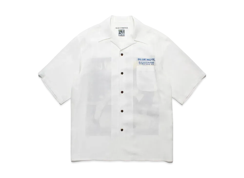 WACKO MARIA Blue Note / Hawaiian Shirt "White"