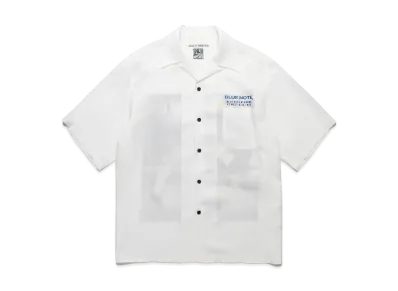 WACKO MARIA Blue Note / Hawaiian Shirt "White"