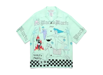 WACKO MARIA 世界平和プロジェクト / Hawaiian Shirt "Mint"