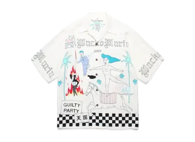WACKO MARIA 世界平和プロジェクト / Hawaiian Shirt "White"