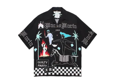 WACKO MARIA 世界平和プロジェクト / Hawaiian Shirt "Black"