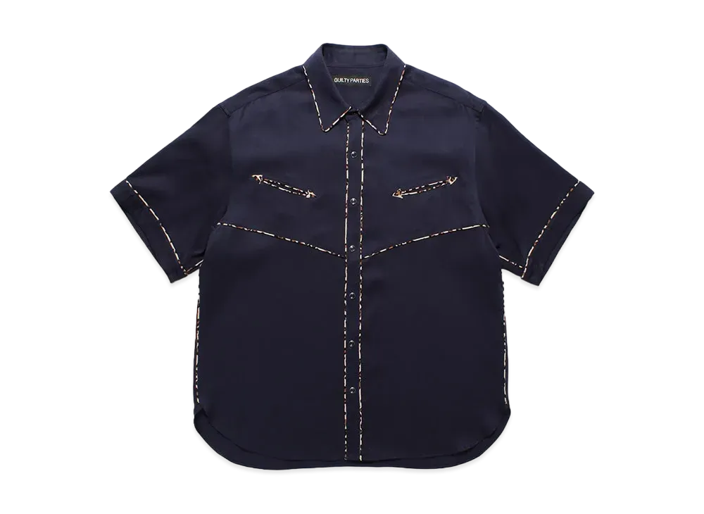 WACKO MARIA Western Shirt "Navy"
