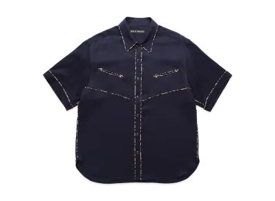 WACKO MARIA Western Shirt "Navy"
