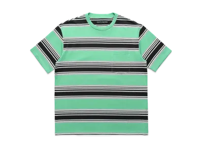 WACKO MARIA Striped T-Shirt "Green"