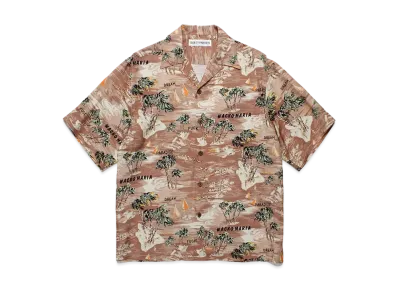 WACKO MARIA Hawaiian Shirt "Brown"