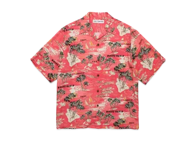 WACKO MARIA Hawaiian Shirt "Red"