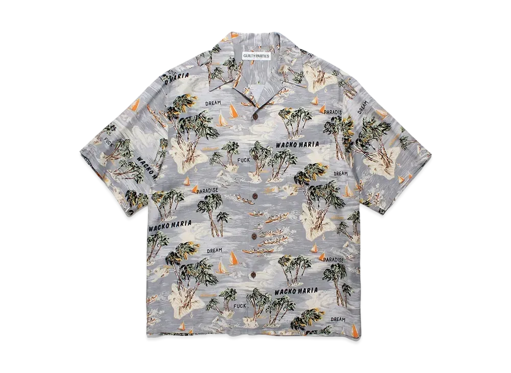 WACKO MARIA Hawaiian Shirt "Gray"