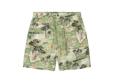 WACKO MARIA Hawaiian Shorts "Green"