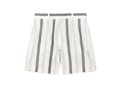 WACKO MARIA Striped Shorts "White"
