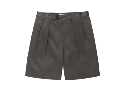 WACKO MARIA Double Pleated Chino Short Trousers "Gray"