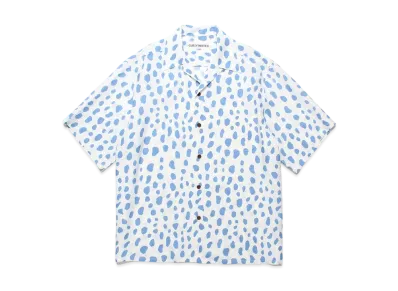 WACKO MARIA Leopard Hawaiian Shirt "Blue"