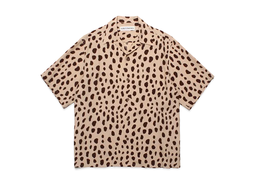WACKO MARIA Leopard Hawaiian Shirt "Brown"