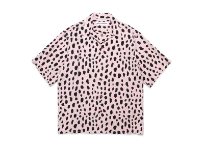 WACKO MARIA Leopard Hawaiian Shirt "Pink"