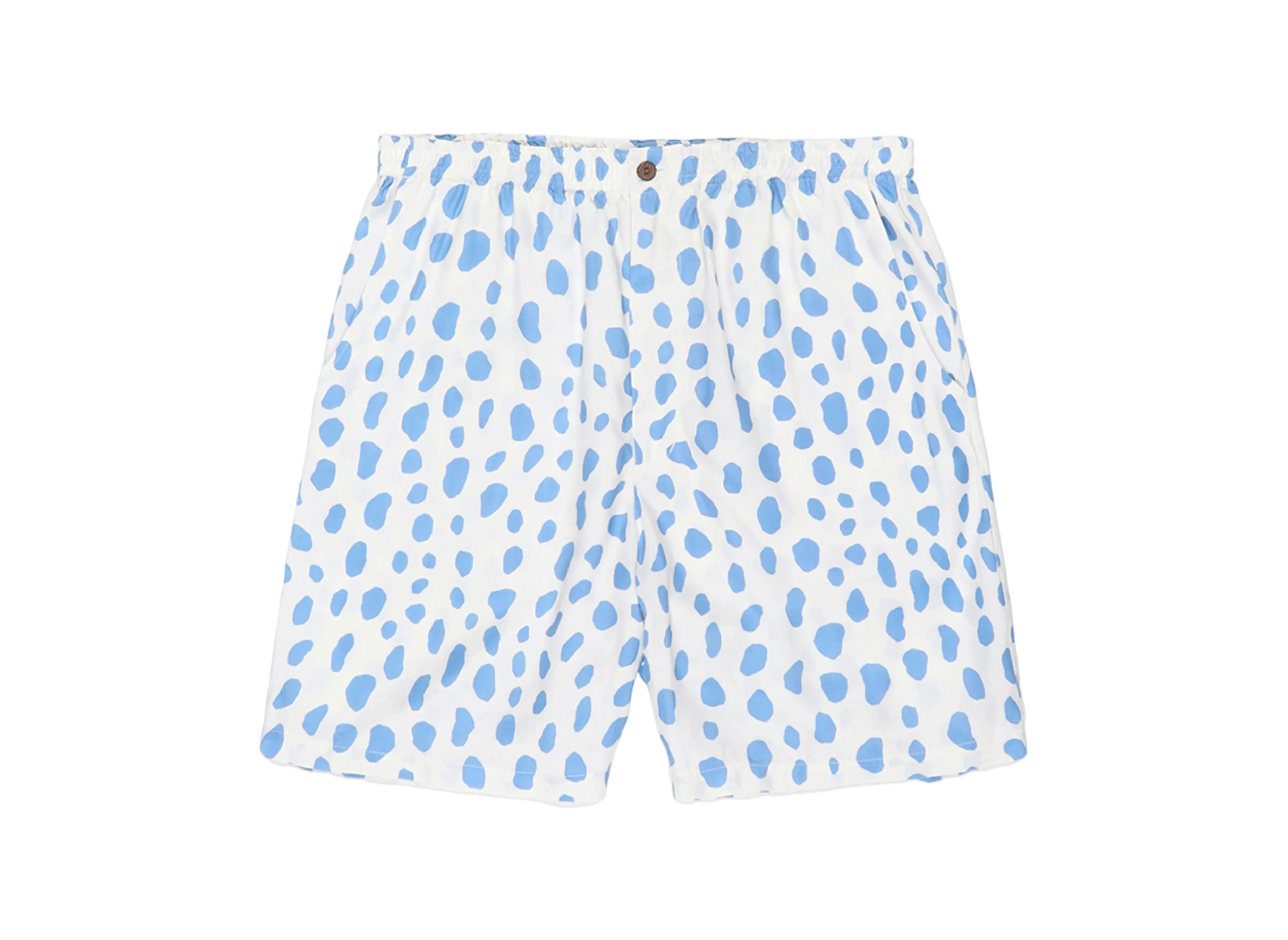 WACKO MARIA Leopard Hawaiian Shorts "Blue"