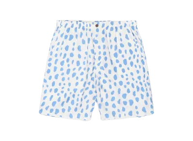 WACKO MARIA Leopard Hawaiian Shorts "Blue"