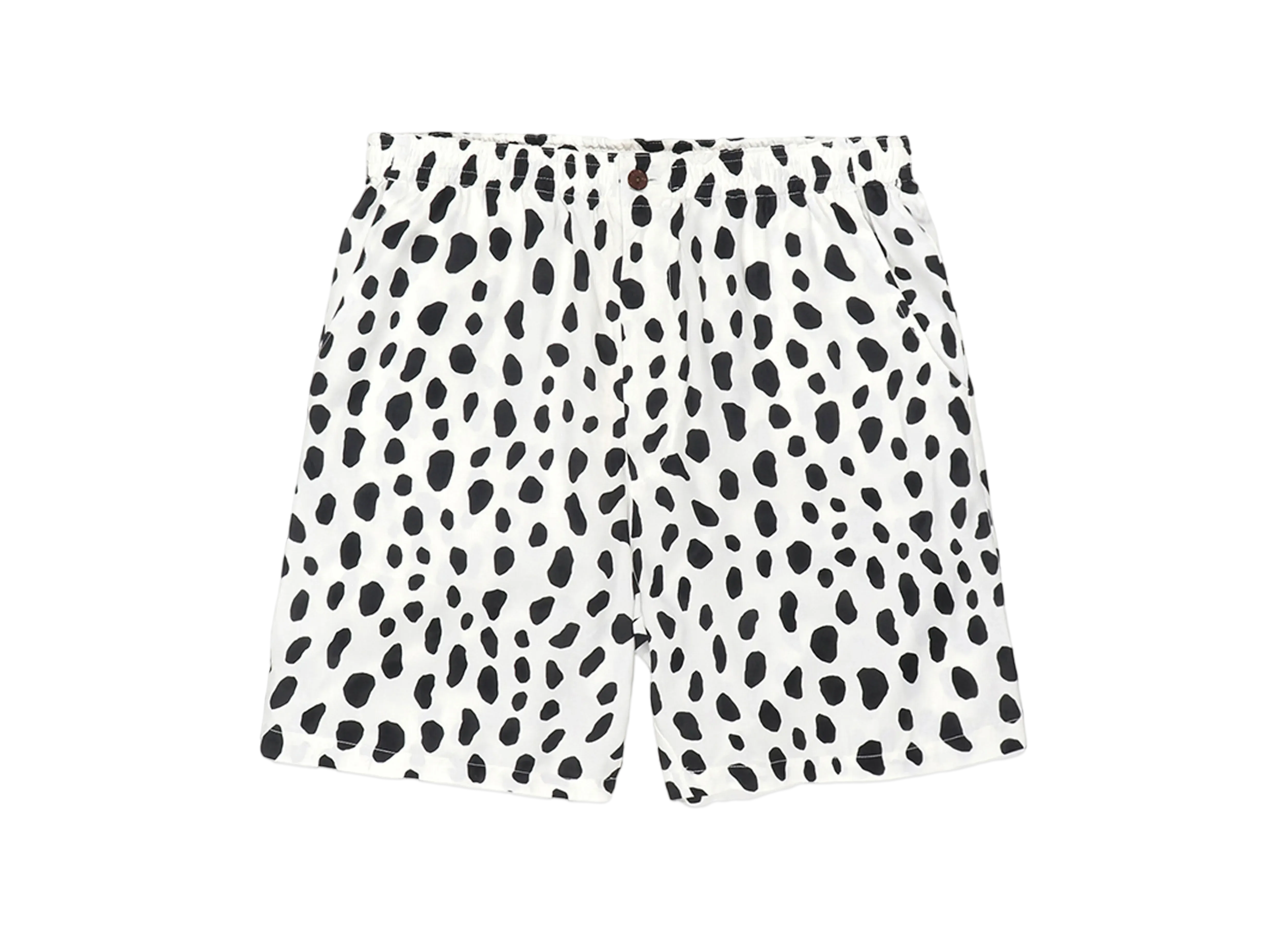 WACKO MARIA Leopard Hawaiian Shorts "White"