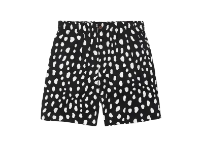 WACKO MARIA Leopard Hawaiian Shorts "Black"