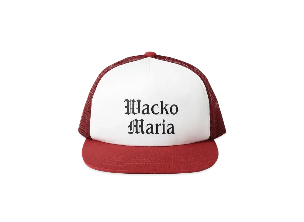 WACKO MARIA Mesh Cap "Burgundy"