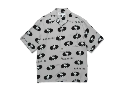 WACKO MARIA Records Hawaiian Shirt "Gray"