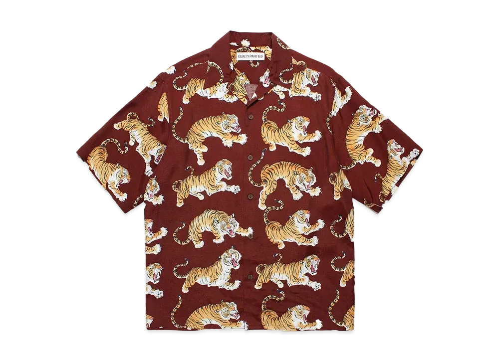 WACKO MARIA Tim Lehi / Hawaiian Shirt "Brown"