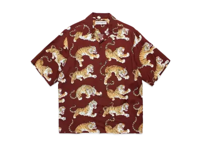 WACKO MARIA Tim Lehi / Hawaiian Shirt "Brown"