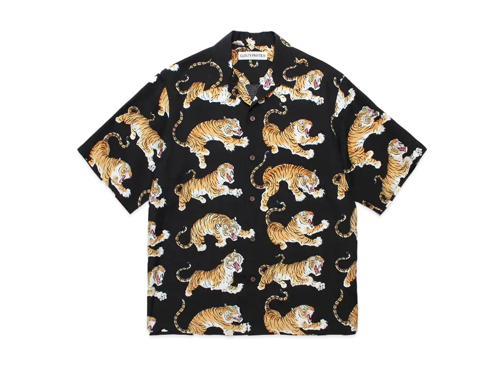 WACKO MARIA Tim Lehi / Hawaiian Shirt "Black"