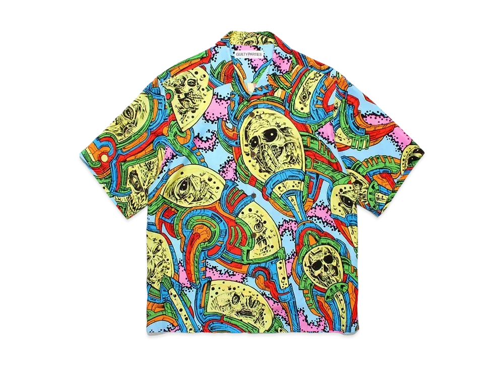 WACKO MARIA Tim Lehi / Hawaiian Shirt "Blue"