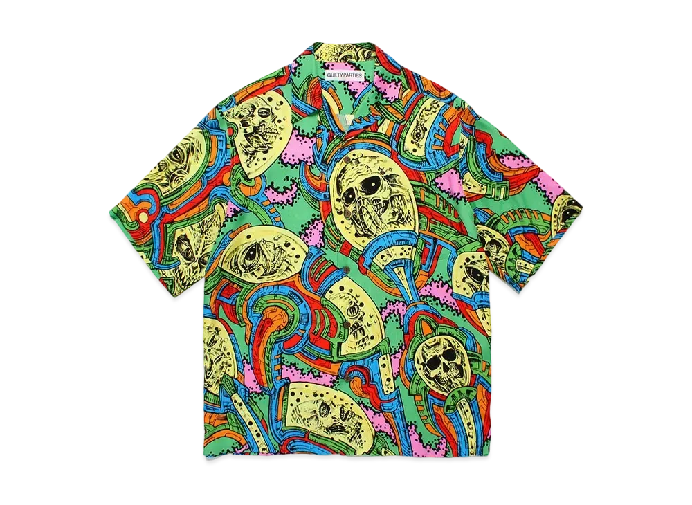 WACKO MARIA Tim Lehi / Hawaiian Shirt "Green"