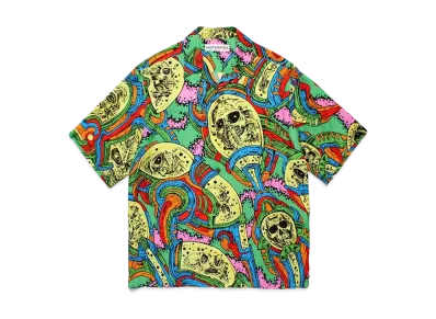 WACKO MARIA Tim Lehi / Hawaiian Shirt "Green"