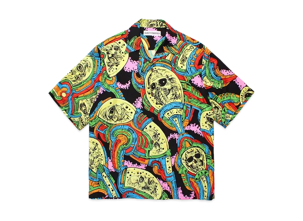 WACKO MARIA Tim Lehi / Hawaiian Shirt "Black"