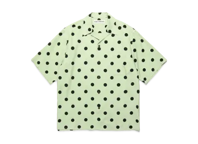 WACKO MARIA Dots Open Collar Shirt "Mint"